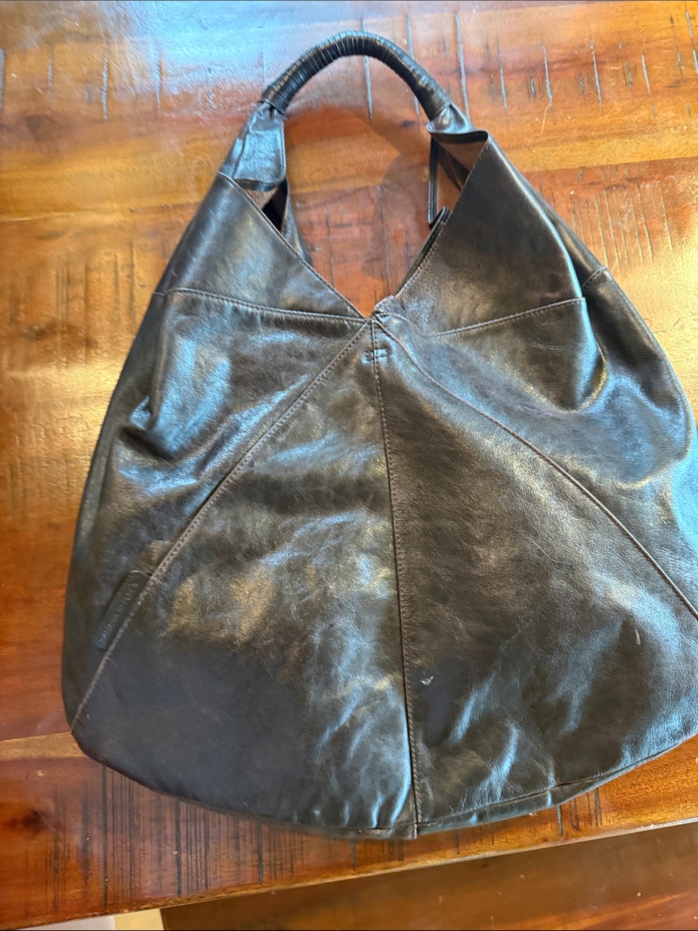 Banana Republic BROWN Leather Shoulder Tote